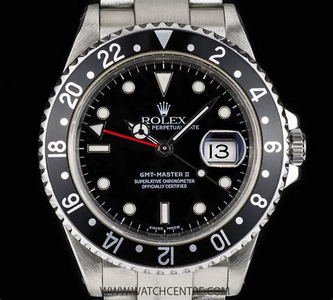 2005 used rolex gmt master ii black 16710|Rolex 16710 for sale.